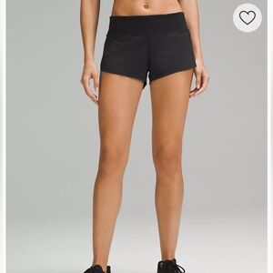 Lululemon Black Speed Up Short